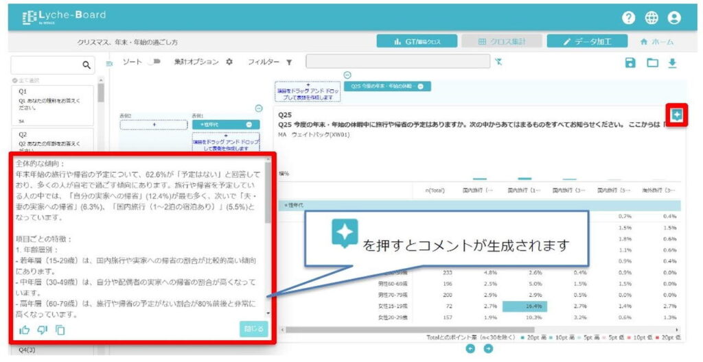 インテージ、AIコメント生成機能β版を集計ツールに搭載